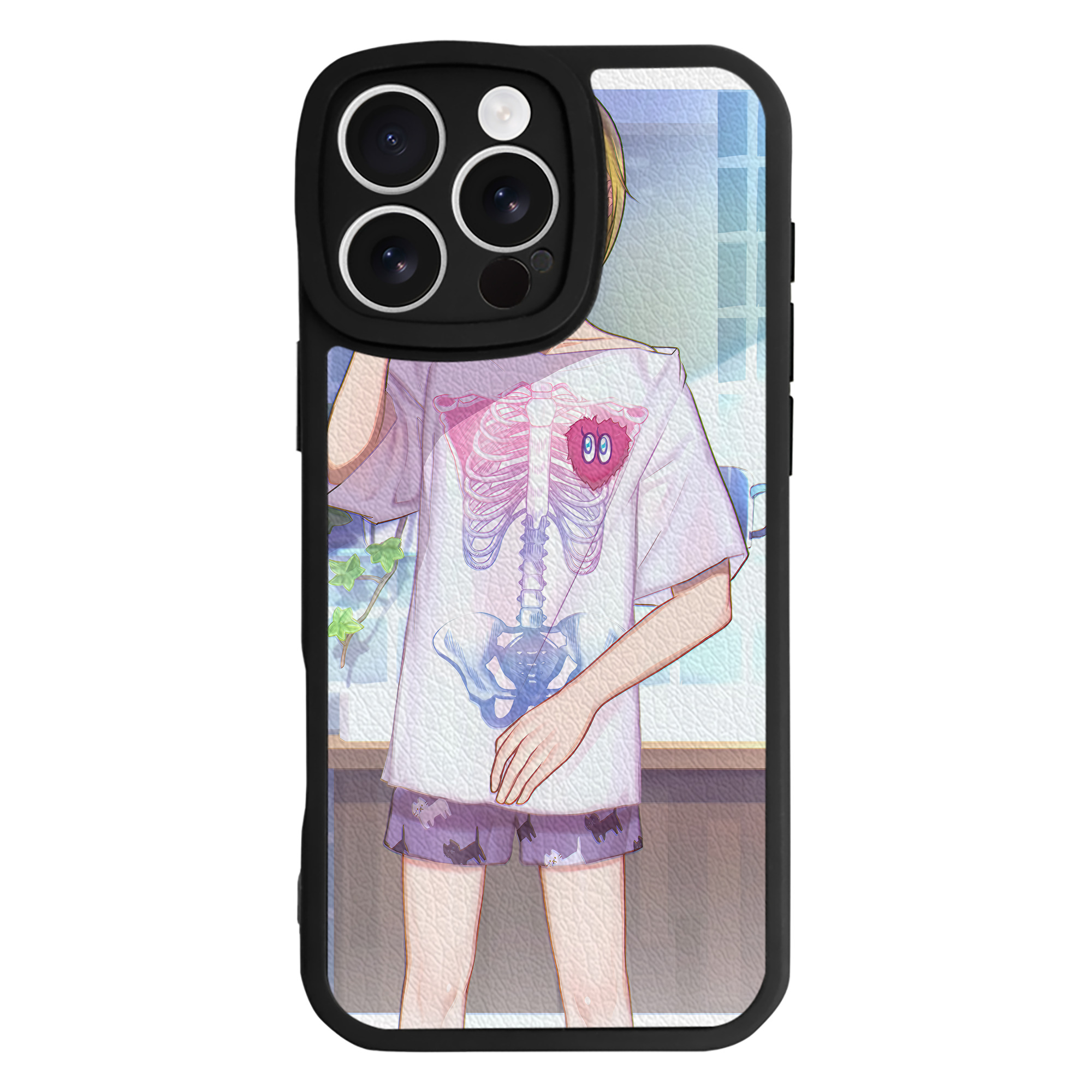 （画像用） ハイキュー!! Haikyu!! 【iPhone 16シリーズ対応】シリコンスマホケース（レザー調） 材質：シリコン